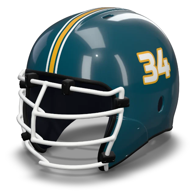 Gridiron helmet design